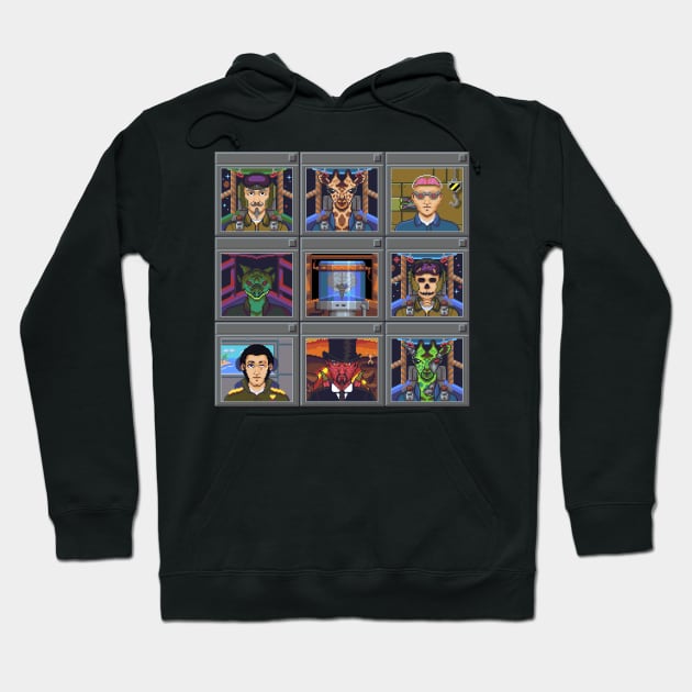 SHMUP Portraits Hoodie by ThrallOfTime